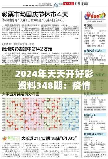 2024年天天开好彩资料348期:疫情后的彩市复苏评估