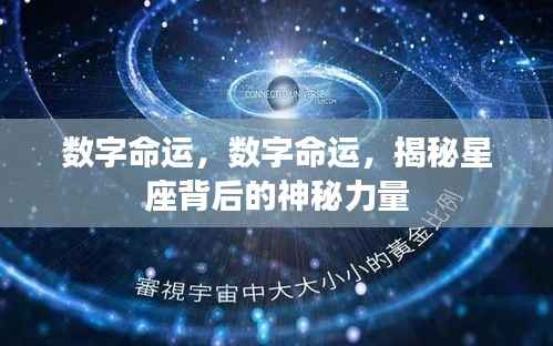 揭秘星座背后的神秘力量,数字命运探索之旅