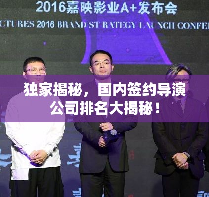 独家揭秘，国内签约导演公司排名大揭秘！
